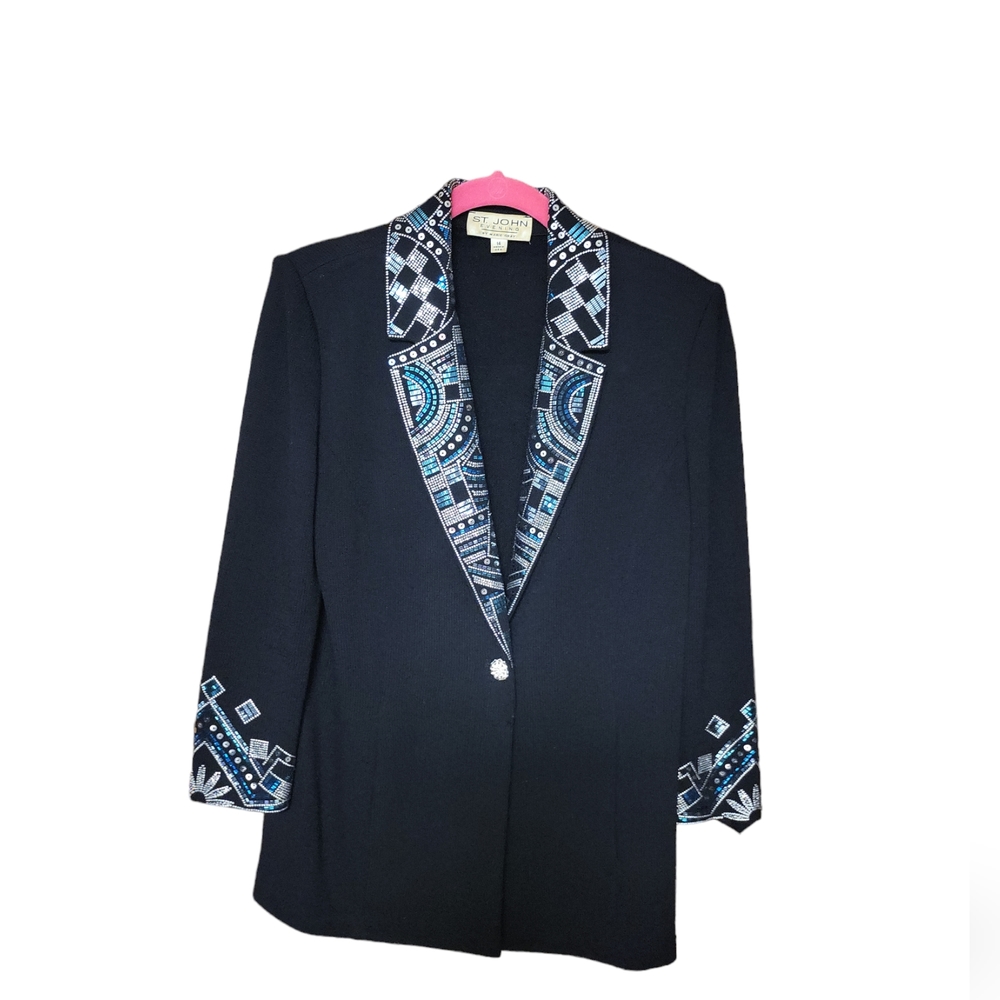 St. John crystal suit jacket